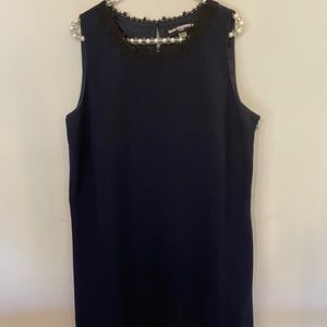 Navy & Black lace Karl Lagerfeld dress